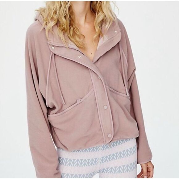 Free People Movement XS Dream Team Fleece Jacket - Picture 1 of 8